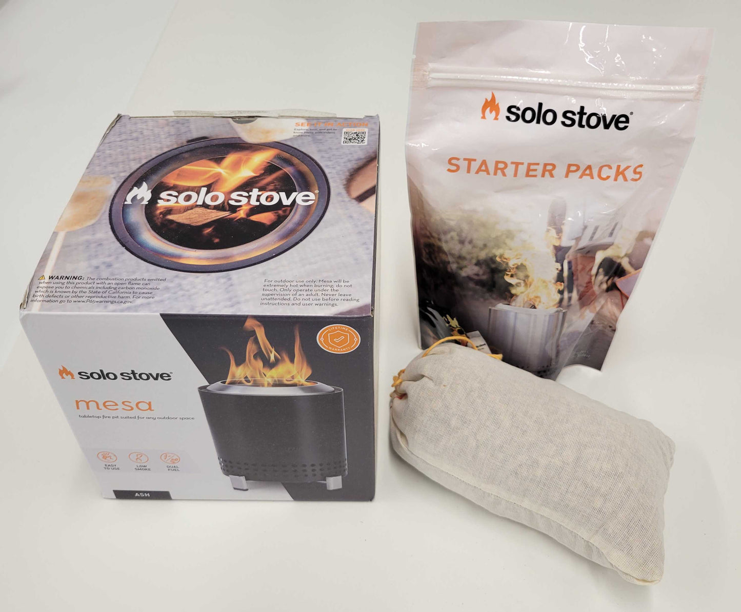 Solo Mesa Stove with Starter Kit and  Wood Pellets