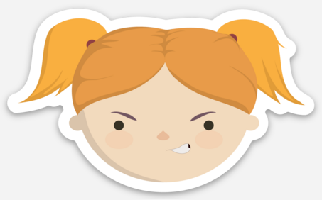 DeeDee Head Sticker