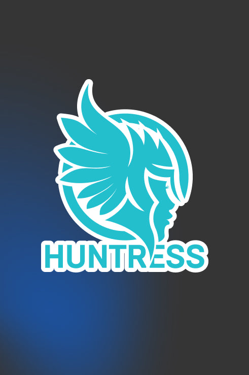 Huntress Warrior Head Sticker